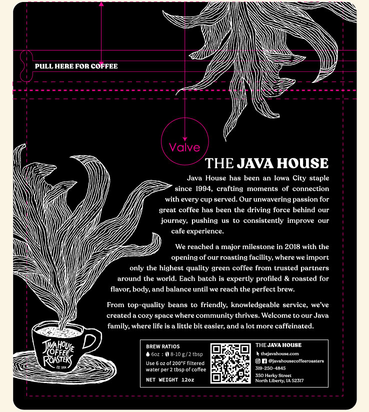 coffee bag blurb