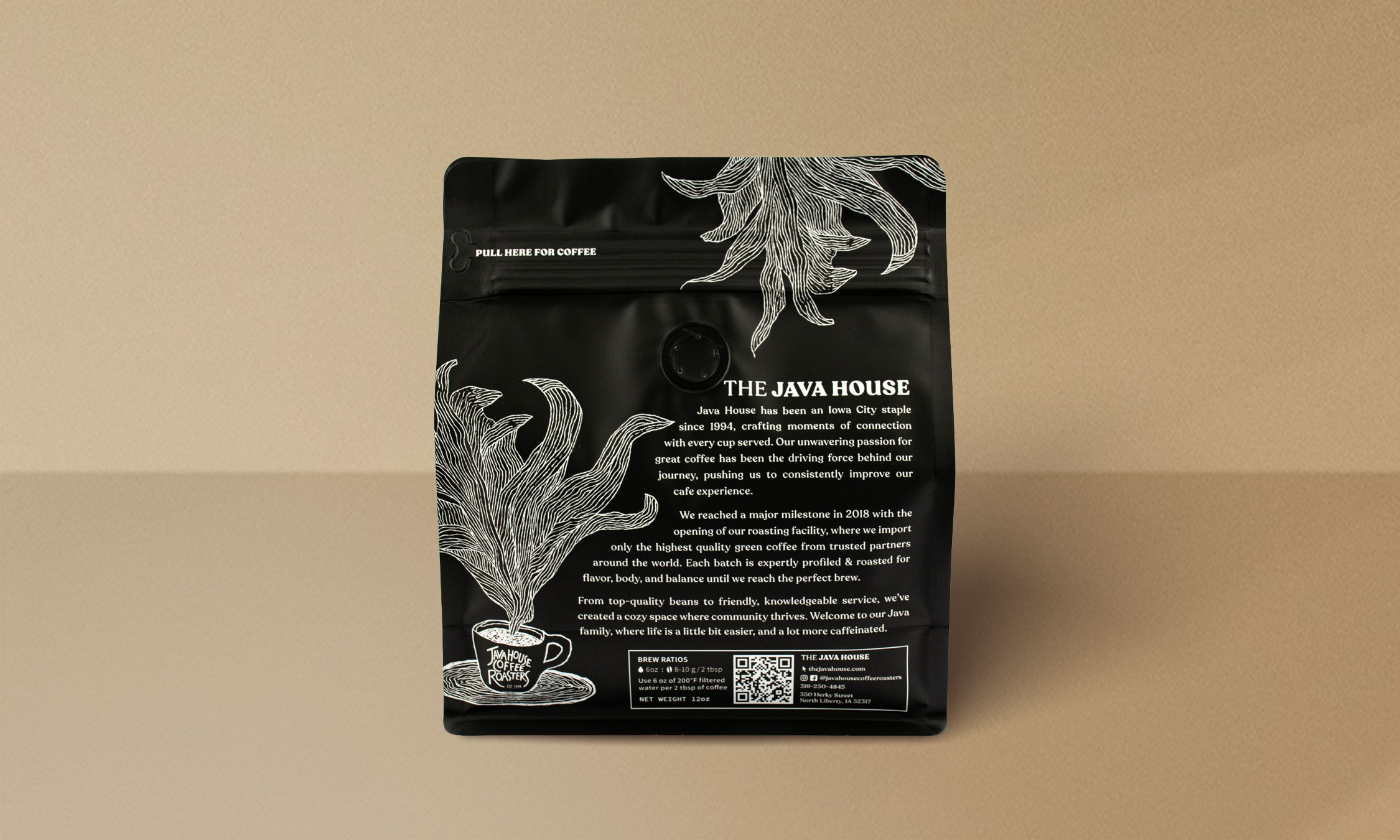 Portfolio coffeebagback