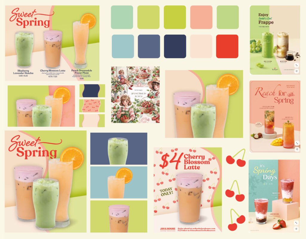 spring launch collagem